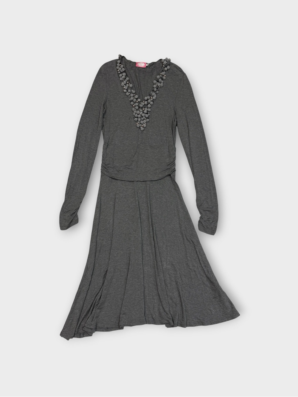 Blugirl Blumarine Embellished Jersey Dress